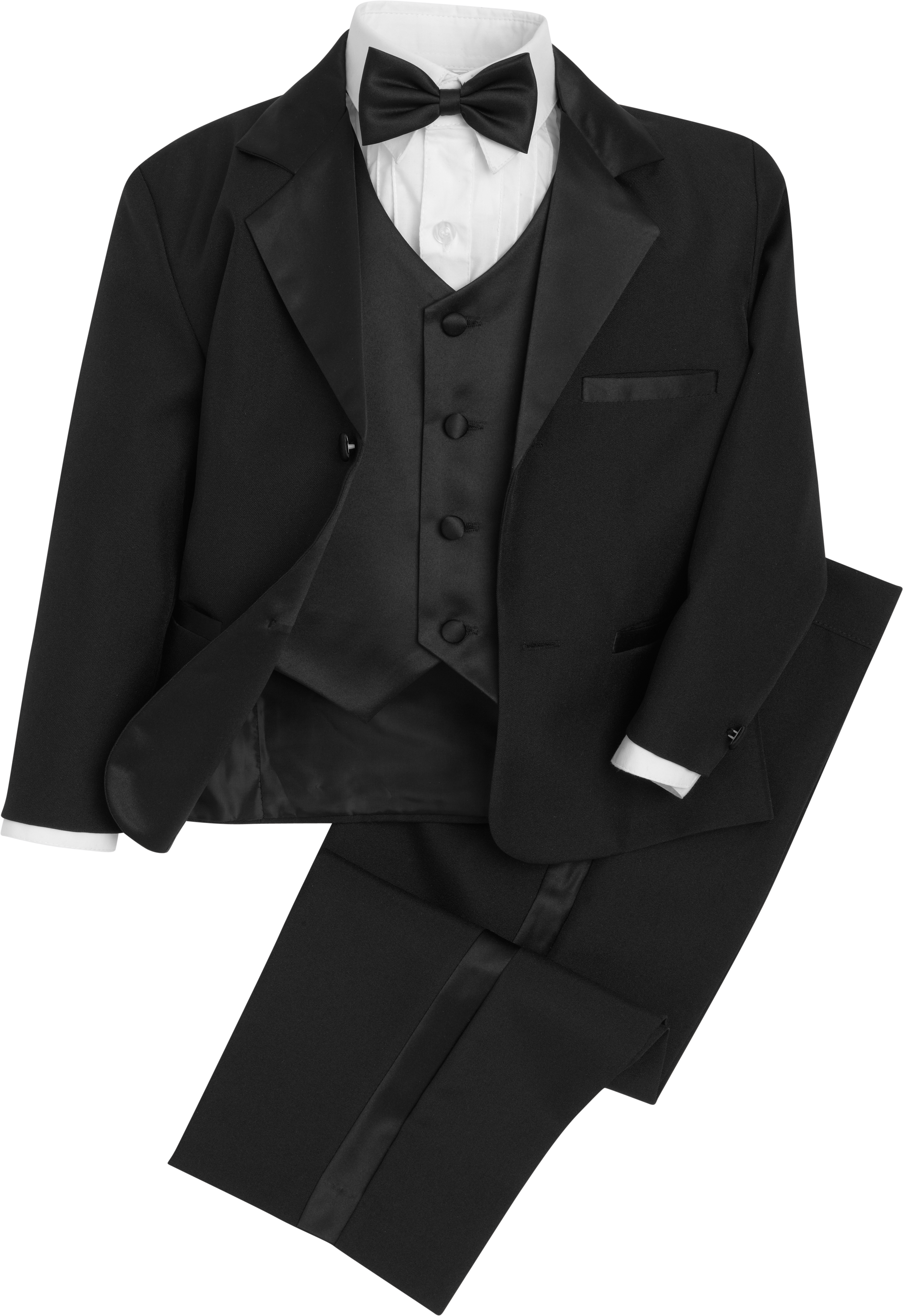 Two-Button Notch-Lapel Toddlers Tuxedo