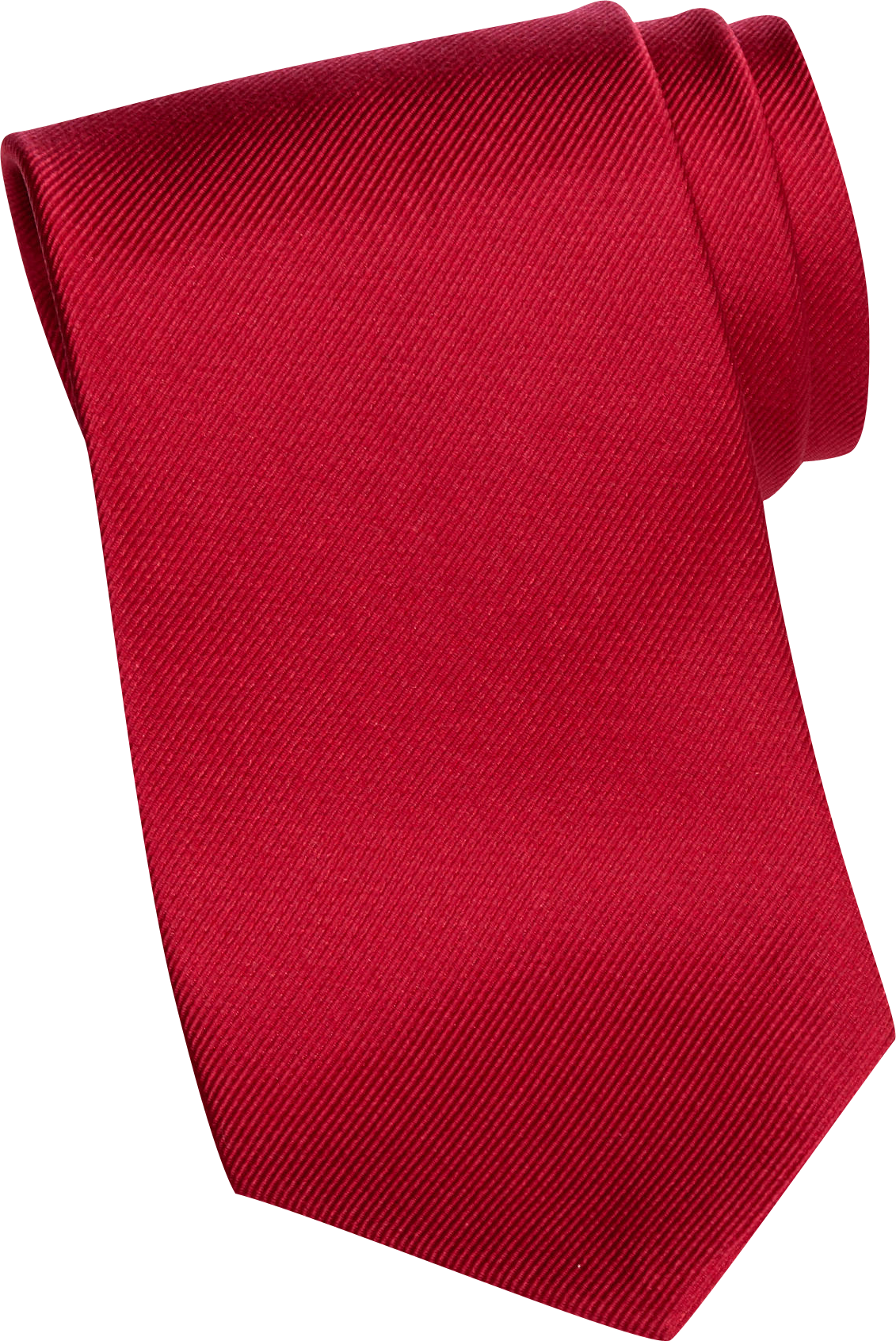 Burma Bibas Red Narrow Extra Long Tie