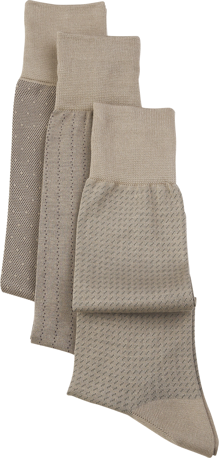 Pronto Uomo 3-Pack Tan Socks