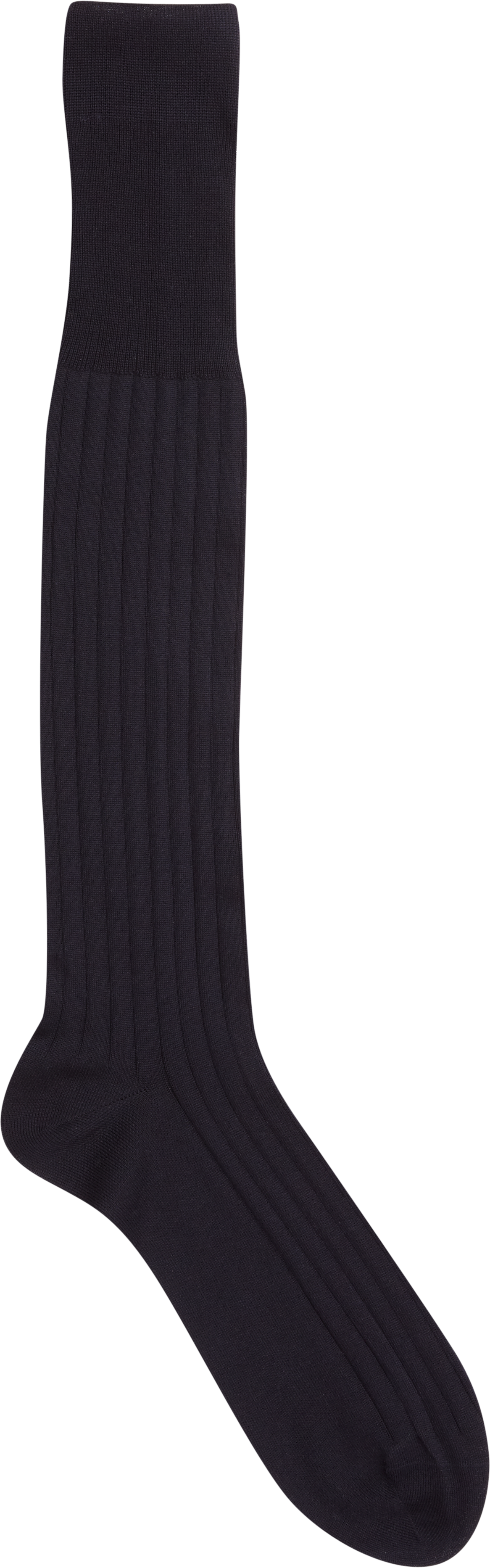 Navy Over-The-Calf Dress Socks