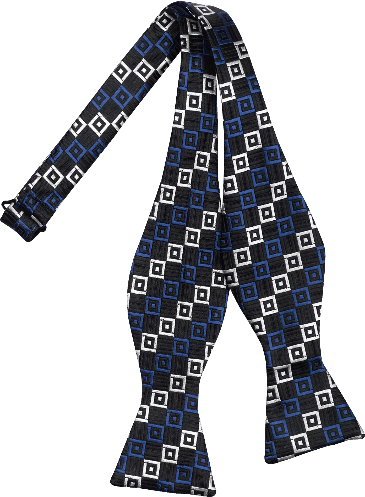 Campia Moda French Blue Square Silk Bow Tie