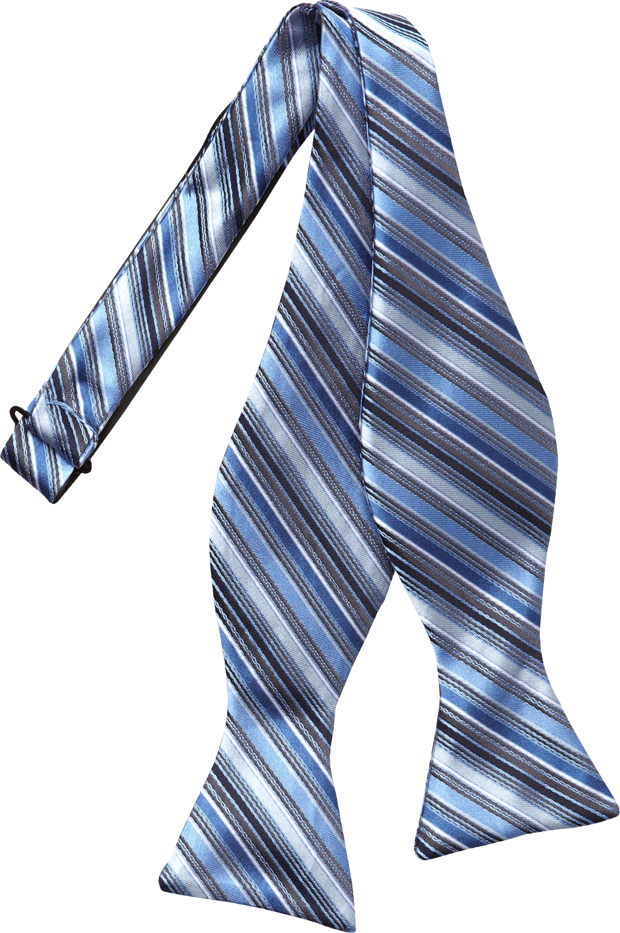 Campia Moda Light Blue Thin Stripe Bow Tie