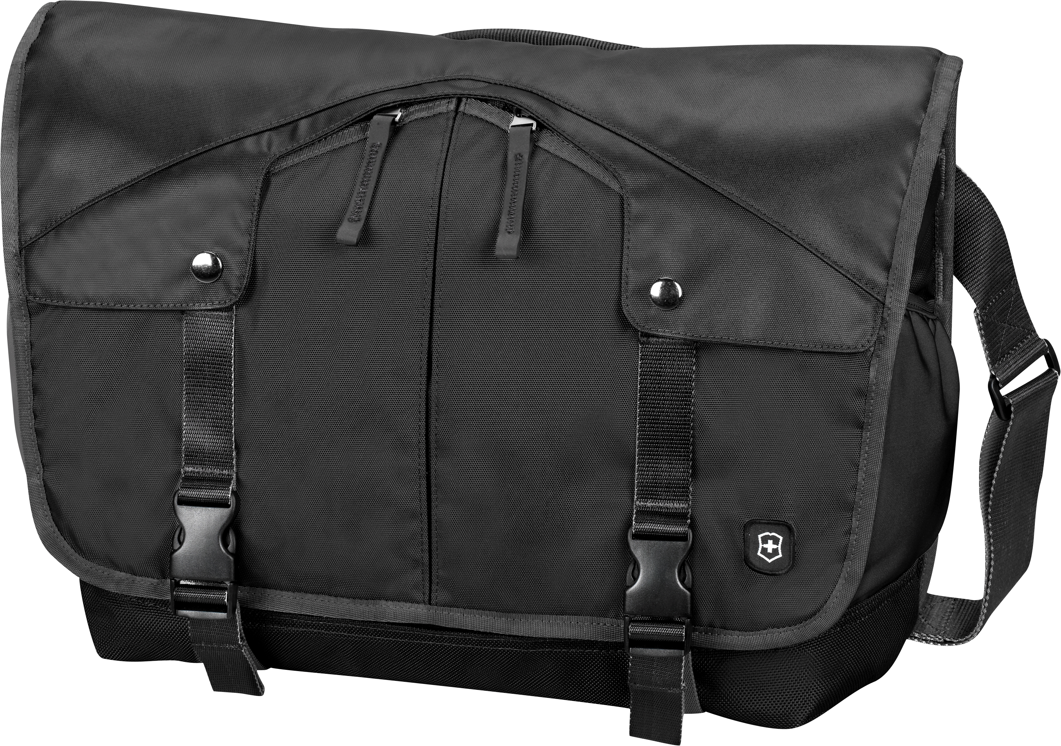 Victorinox Black Deluxe Messenger Bag