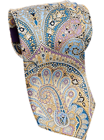 Burma Bibas Gold Paisley Narrow Tie