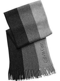 Calvin Klein Black & Gray Ombre Scarf