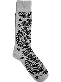 Egara Gray Paisley Socks