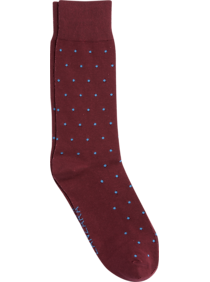 Zanzara Burgundy Dot Socks