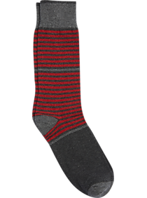 Zanzara Gray & Red Stripe Socks
