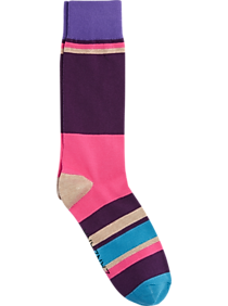 Zanzara Purple & Pink Stripe Socks
