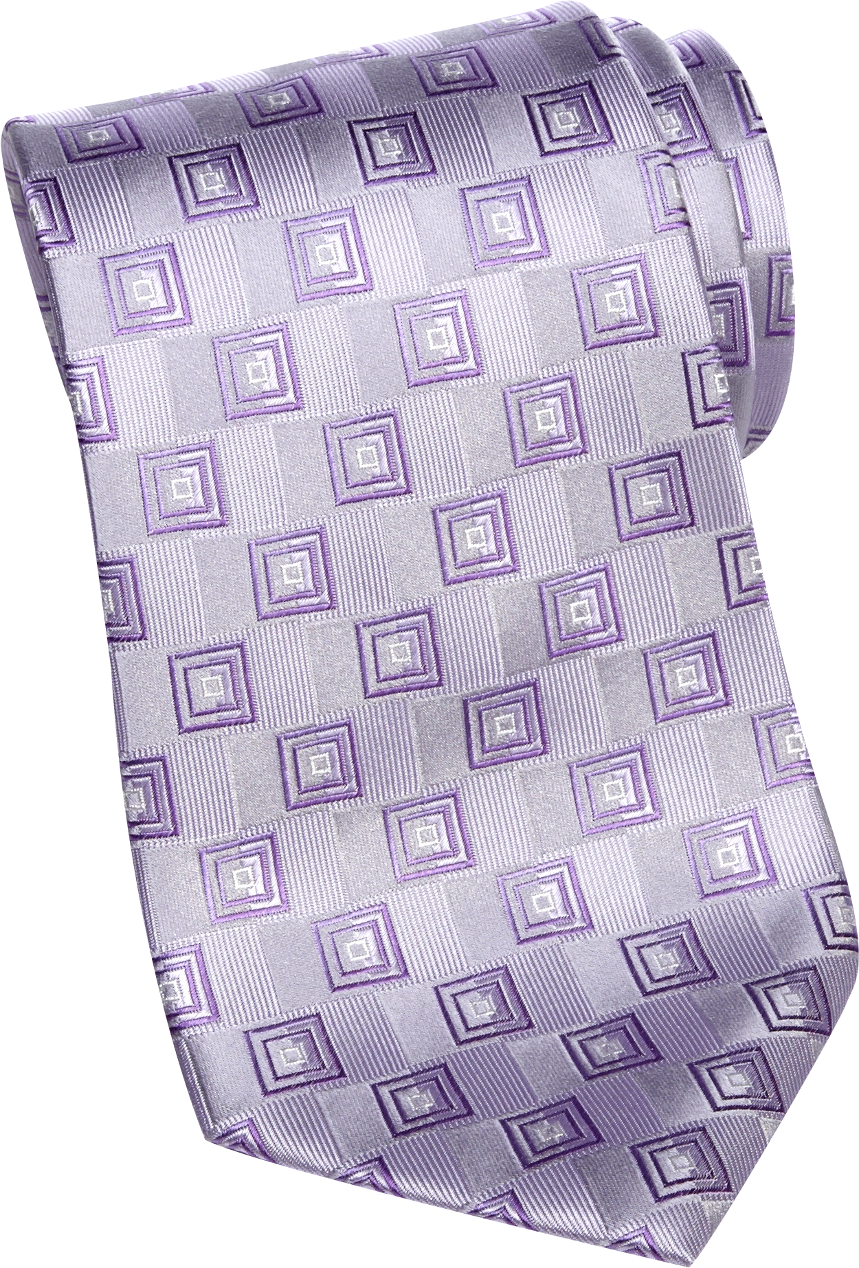 Sean John Purple Square Silk Tie
