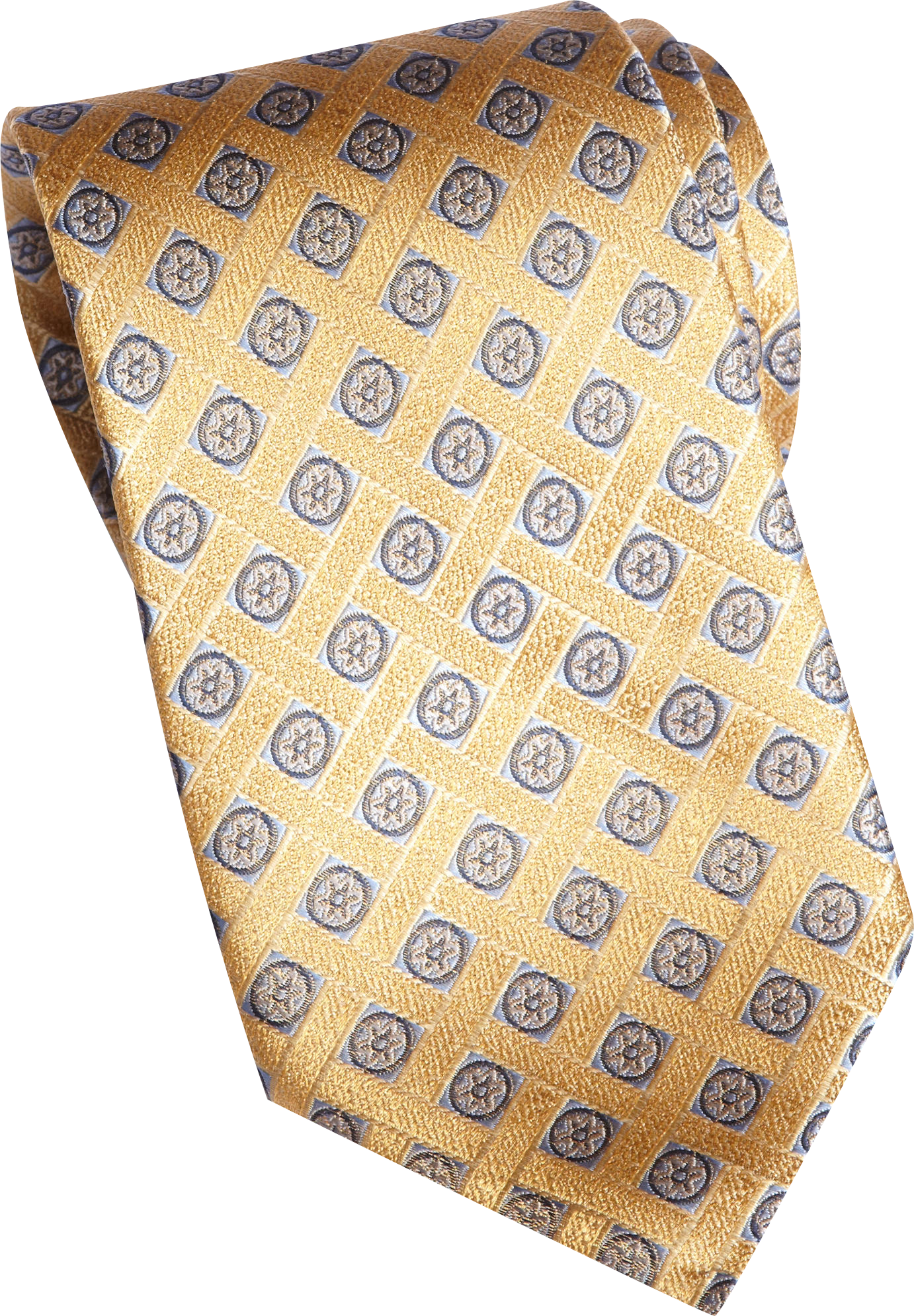 Burma Bibas Yellow Diamond Weave Narrow Extra Long Tie