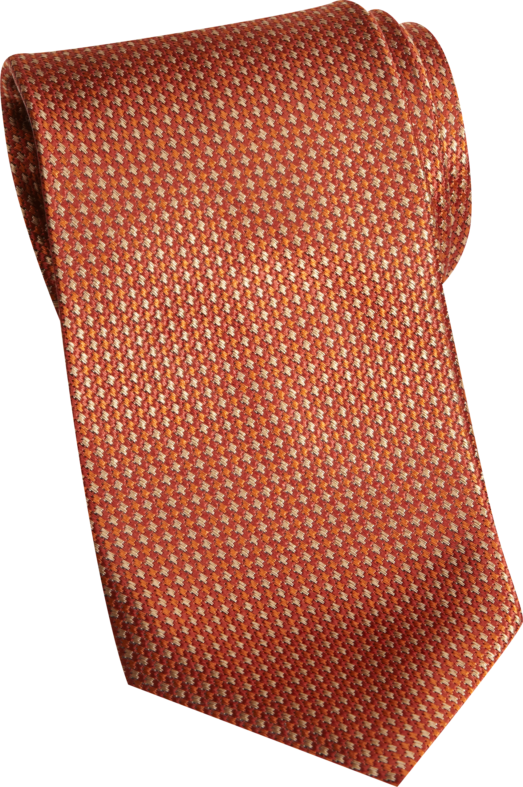 Egara Rust and Gold Narrow Tie