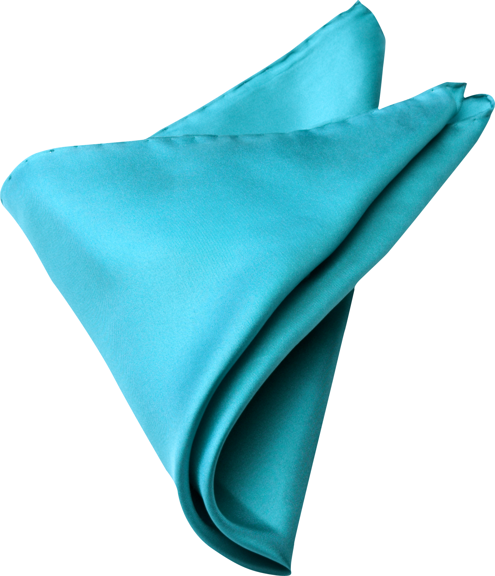Aqua 100% Silk Pocket Square