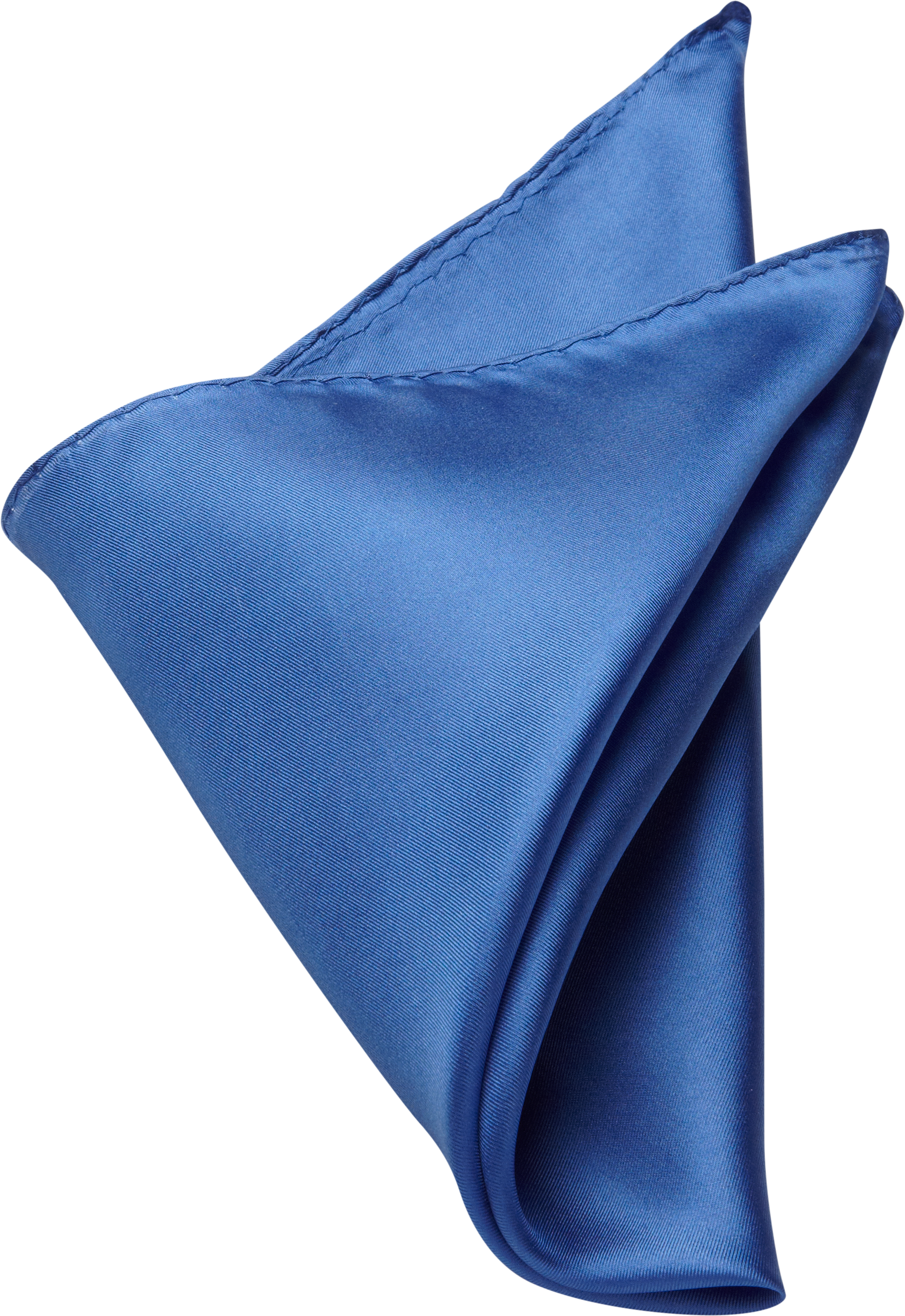 French Blue Silk Pocket Square