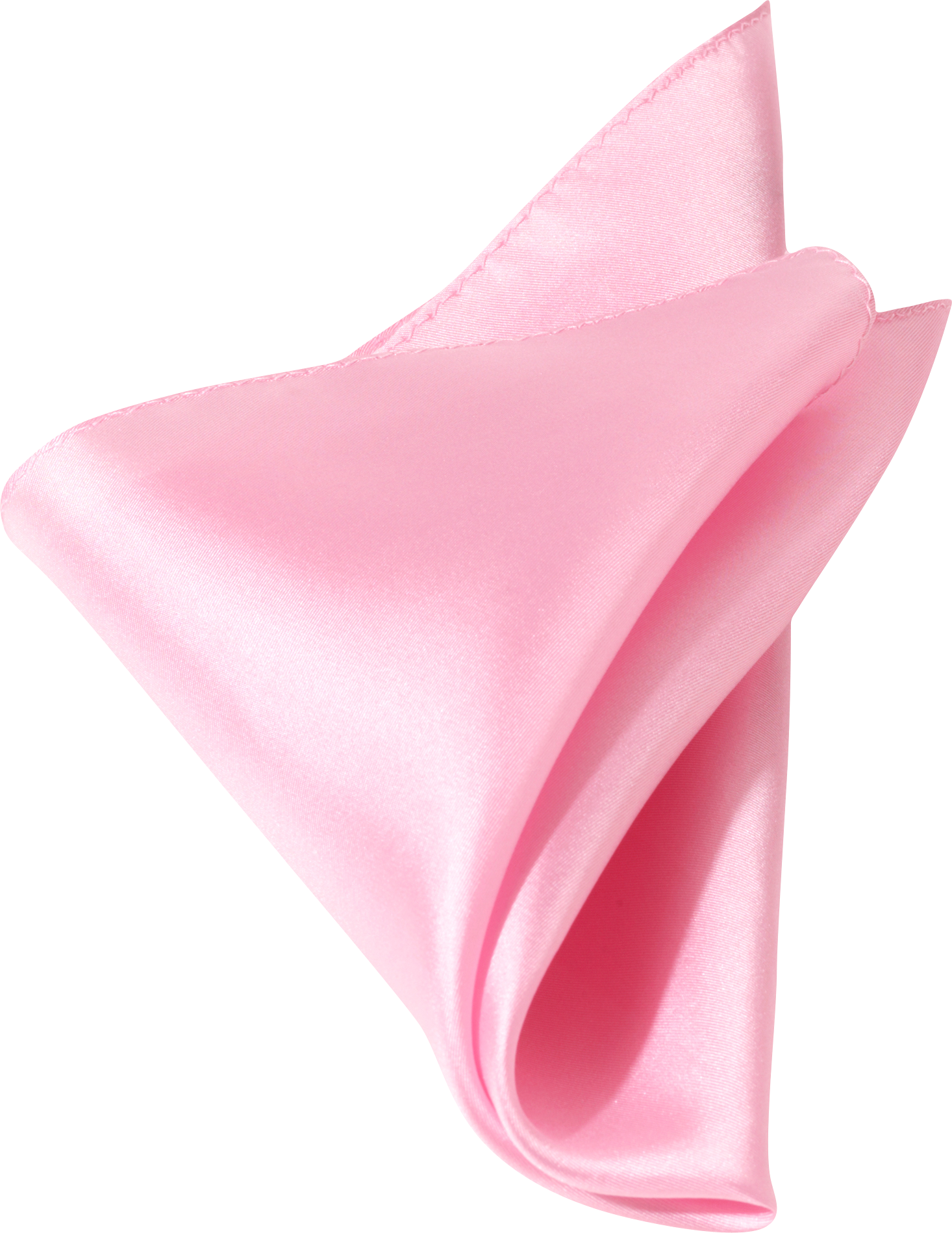 Pink 100% Silk Pocket Square
