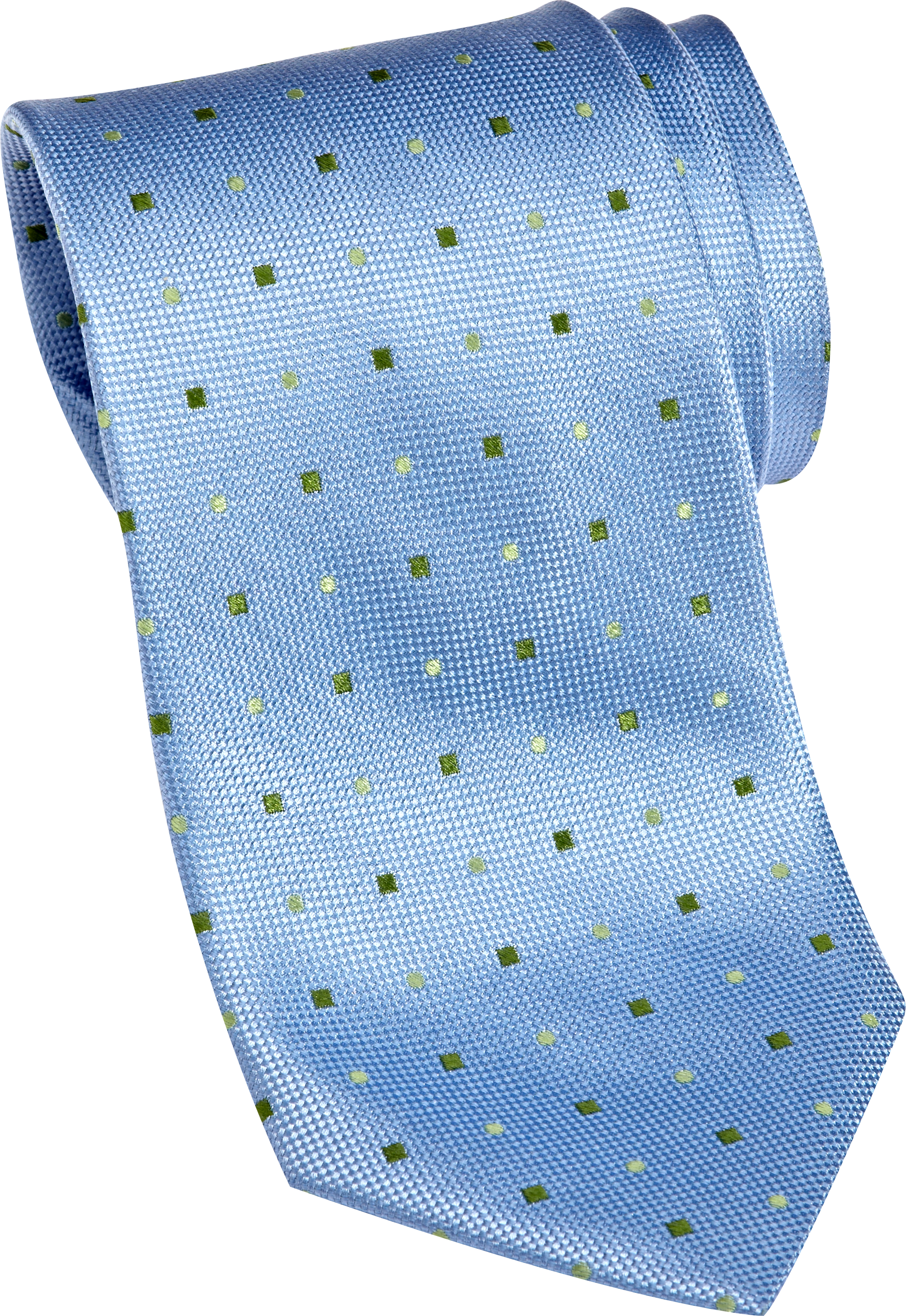 Egara Blue and Green Geometric Narrow Tie