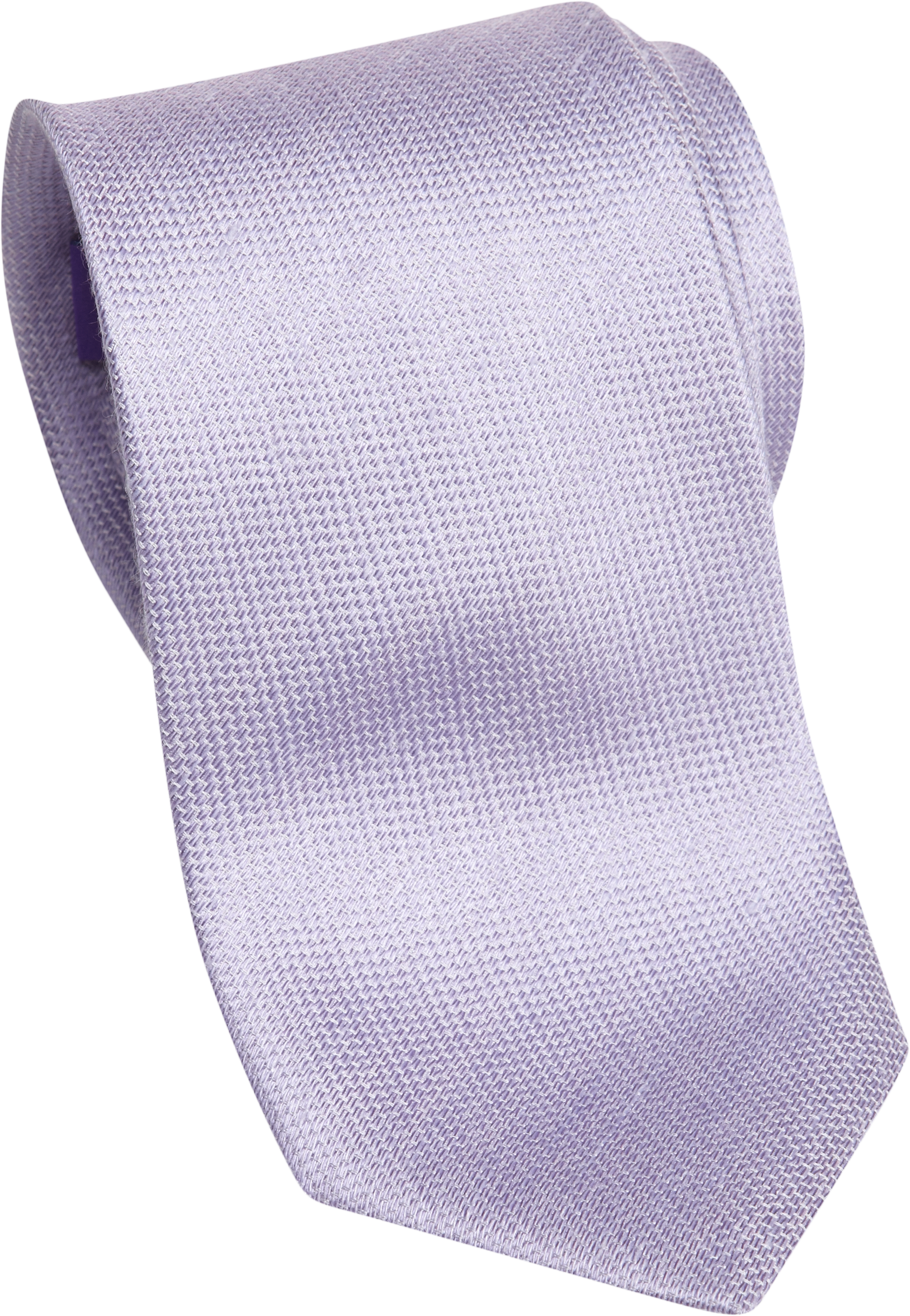 Egara Lilac Silk and Linen Narrow Tie