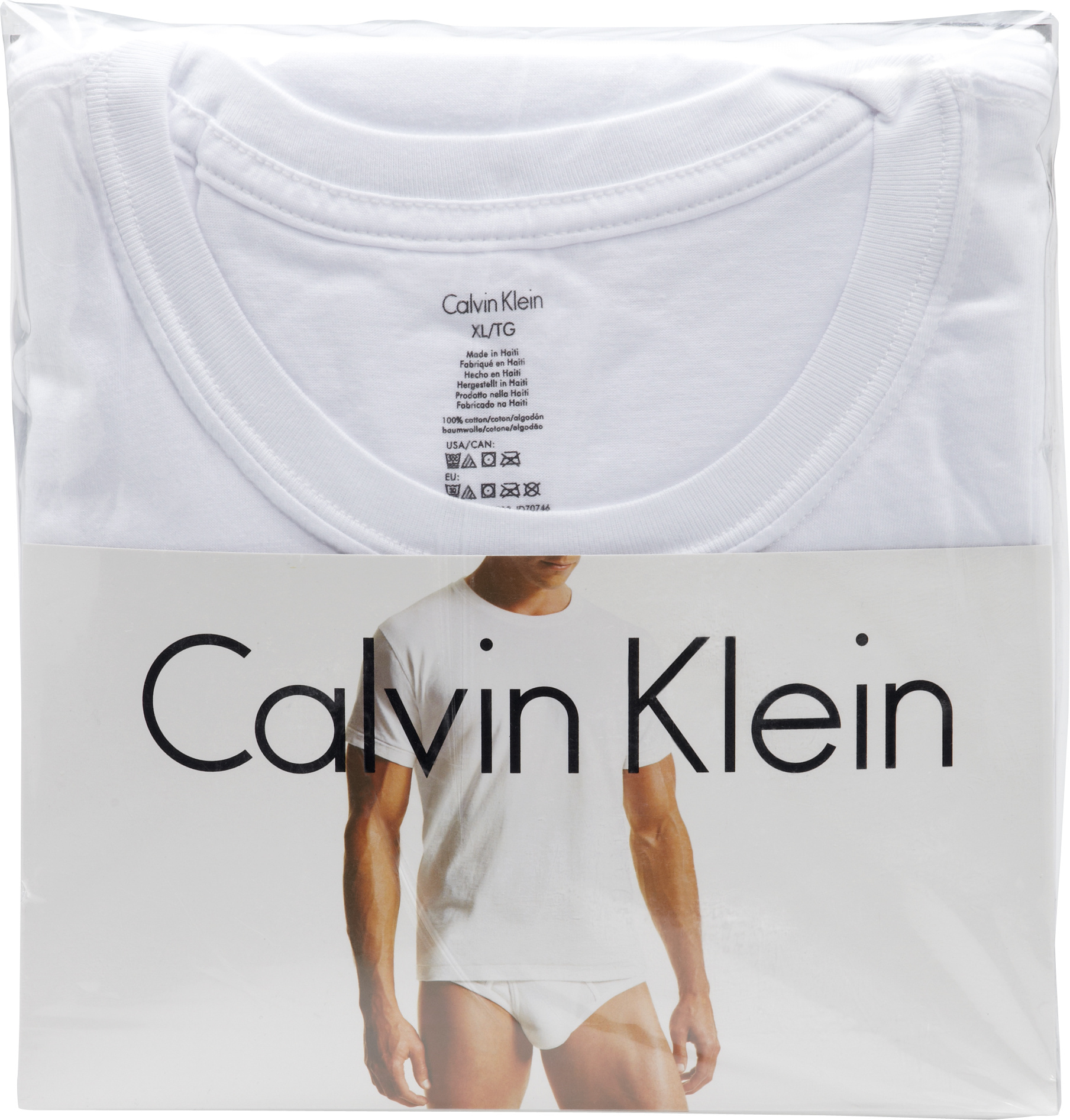 Calvin Klein White Crewneck T-Shirt (Three-Pack)