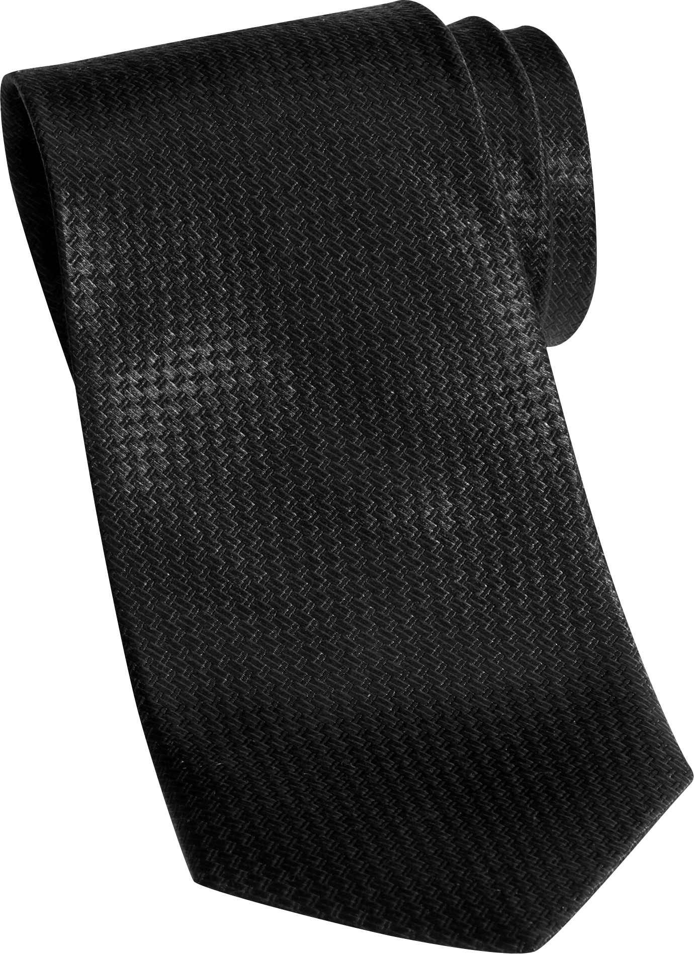 Jhane Barnes Black Narrow Tie