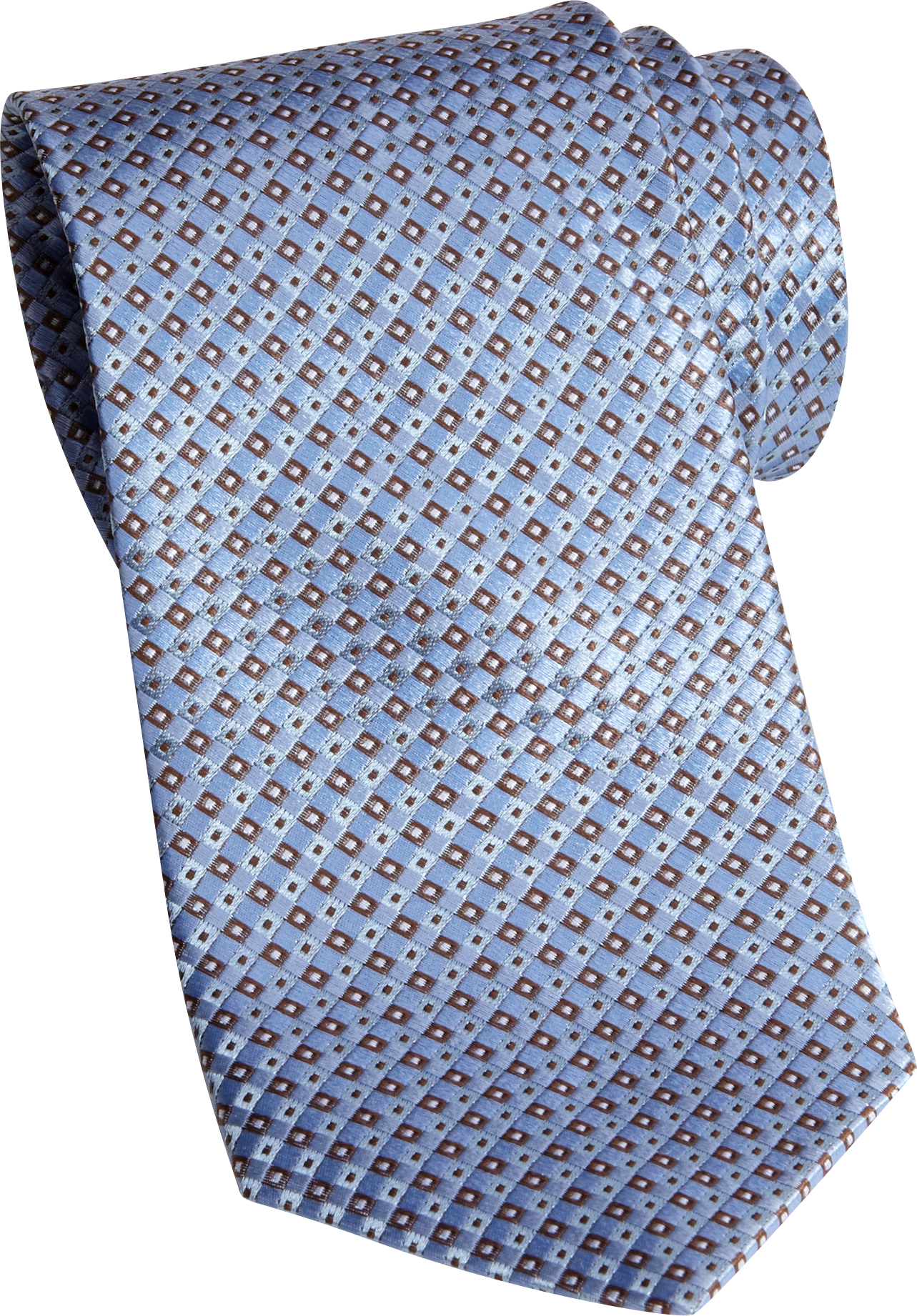 Jhane Barnes Light Blue Mini Diamond Narrow Tie