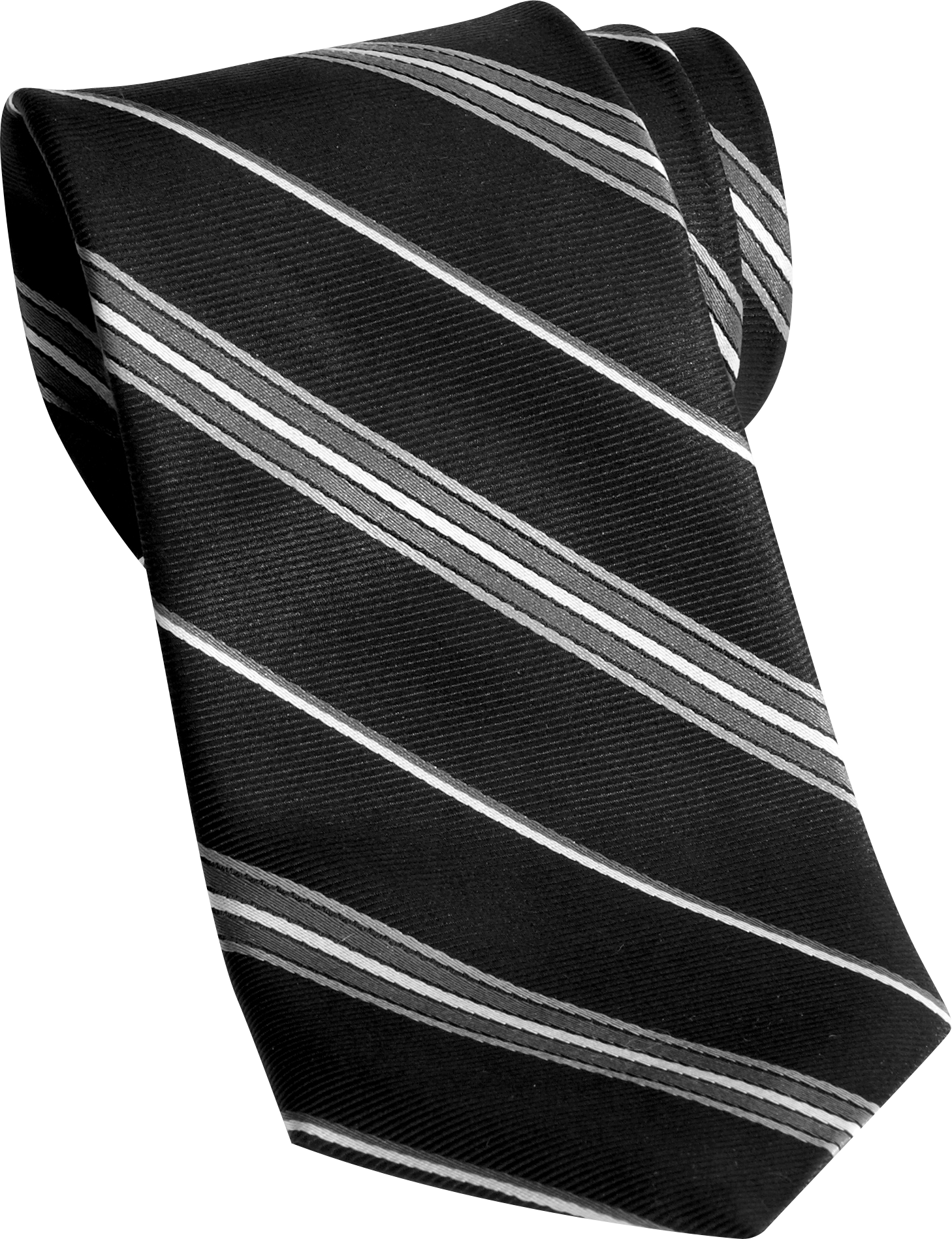 Jhane Barnes Black Stripe Narrow Tie