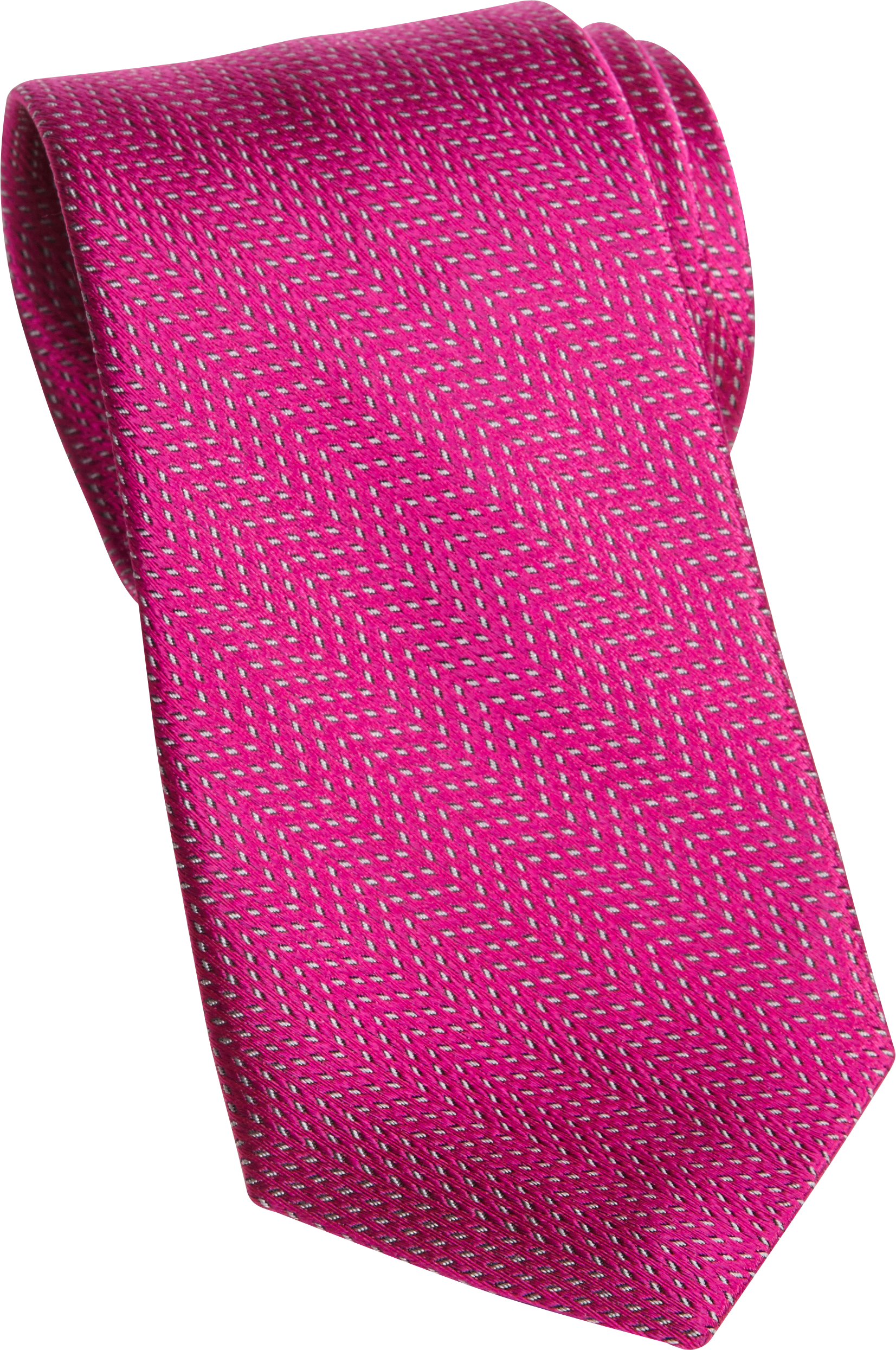 Jhane Barnes Pink Herringbone Narrow Tie