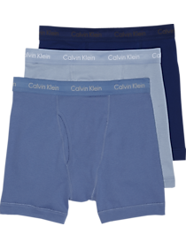 Calvin Klein Blue Cotton Classic Boxer Briefs 3-Pack