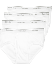 Calvin Klein White Cotton Classic Hip Briefs 4-Pack