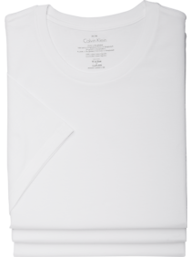 Calvin Klein White Crew Neck Classic Tee Shirt 3-Pack