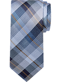 Pronto Uomo Blue Plaid Narrow Tie