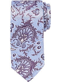 Joseph Abboud Blue & Purple Paisley Tie
