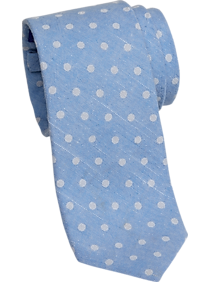 Egara Blue Dot Skinny Tie