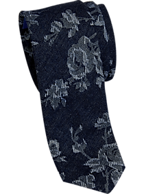Egara Blue Floral Narrow Tie