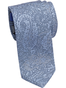 Egara Sky Blue Paisley Skinny Tie