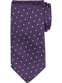 Joseph Abboud Purple & Blue Square Dot Narrow Tie