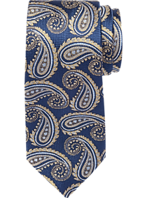 Joseph Abboud Gold Paisley Narrow Tie