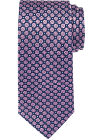Joseph Abboud Pink Floral Narrow Tie
