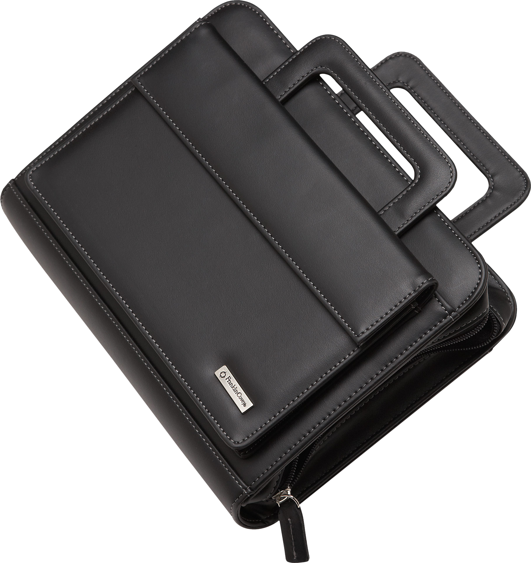 FranklinCovey Classic Size Zip Around PVC Binder w/Drop Handles