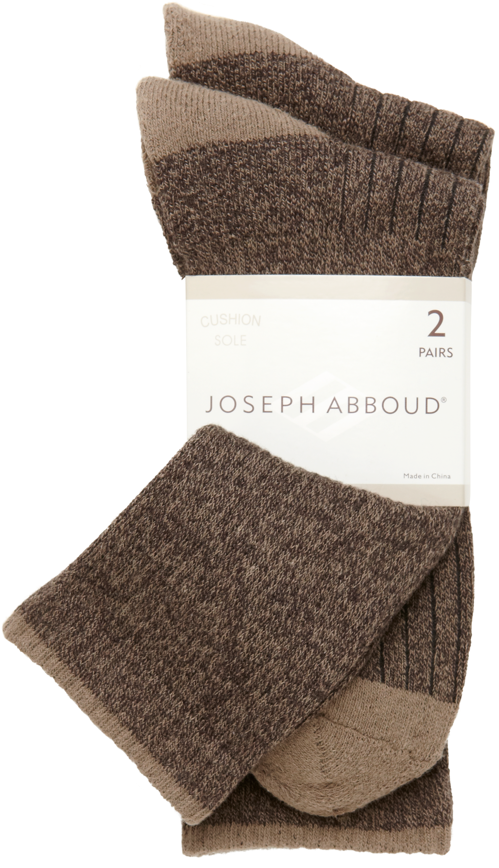 Joseph Abboud Brown Socks (Two Pack)