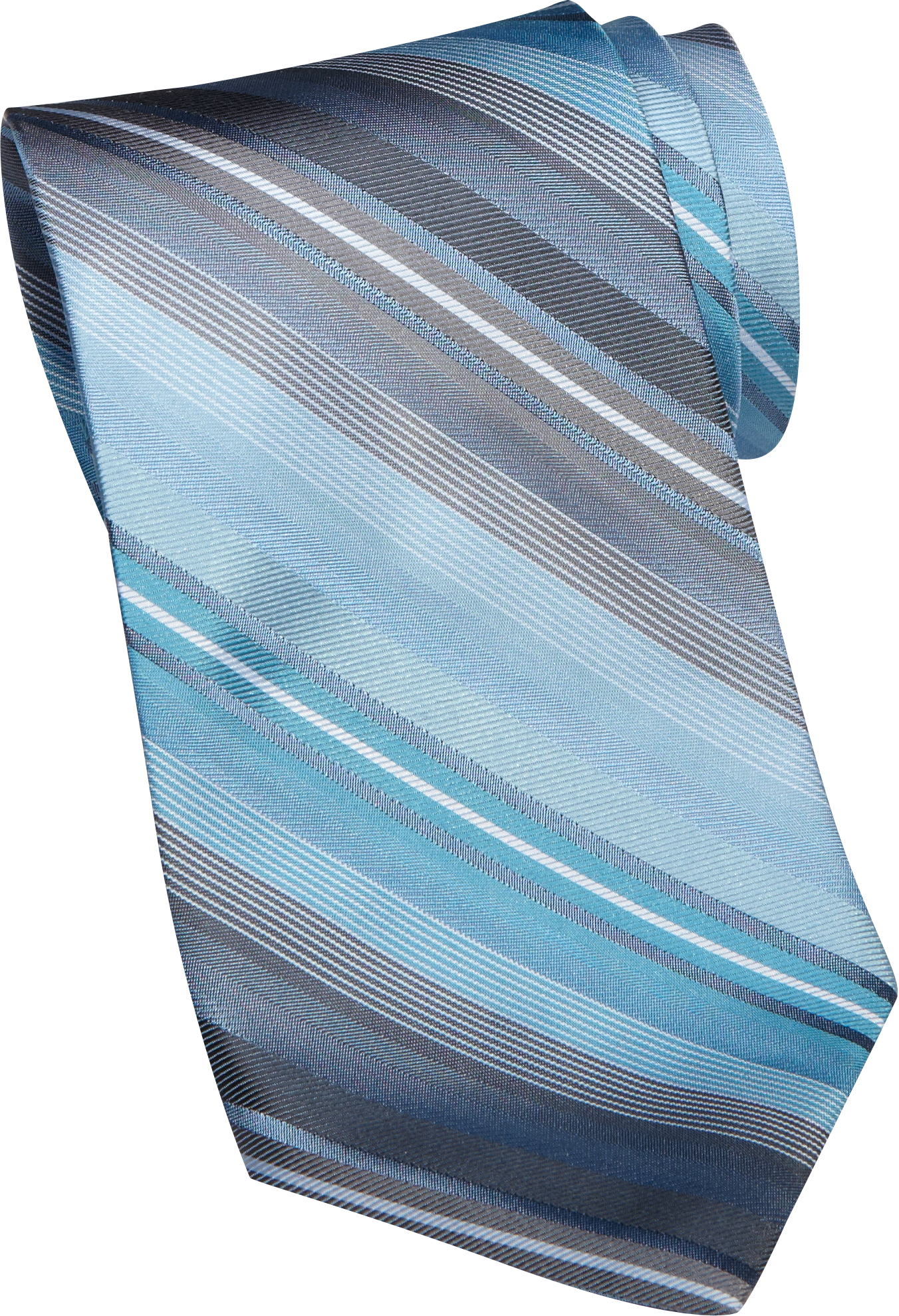 Calvin Klein Teal Stripe Narrow Tie