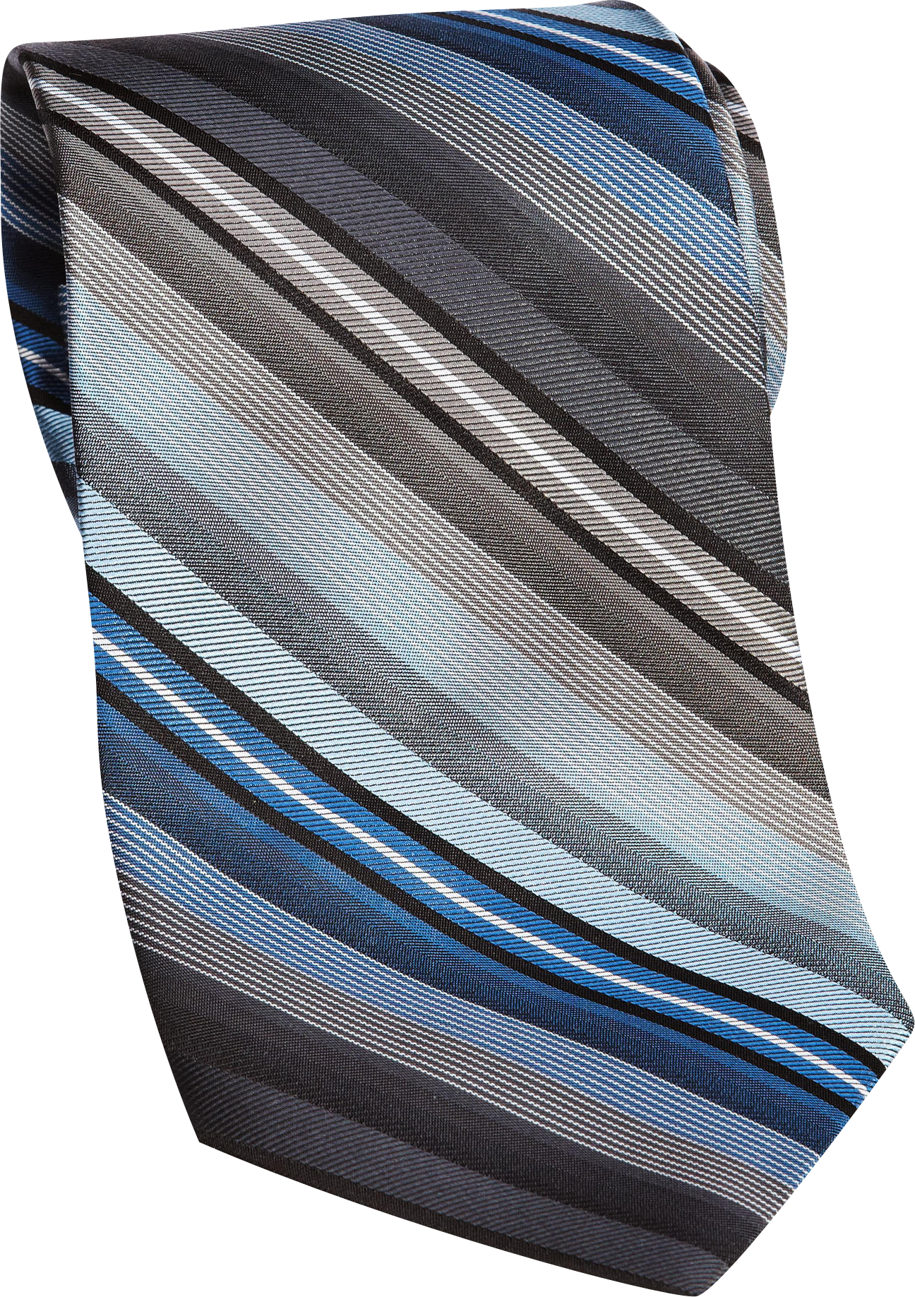 Calvin Klein Navy Stripe Silk Tie