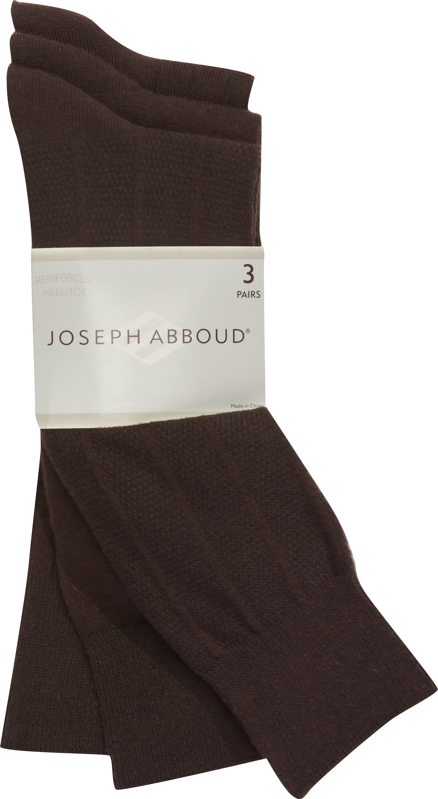 Joseph Abboud Brown Socks (Three-Pack)