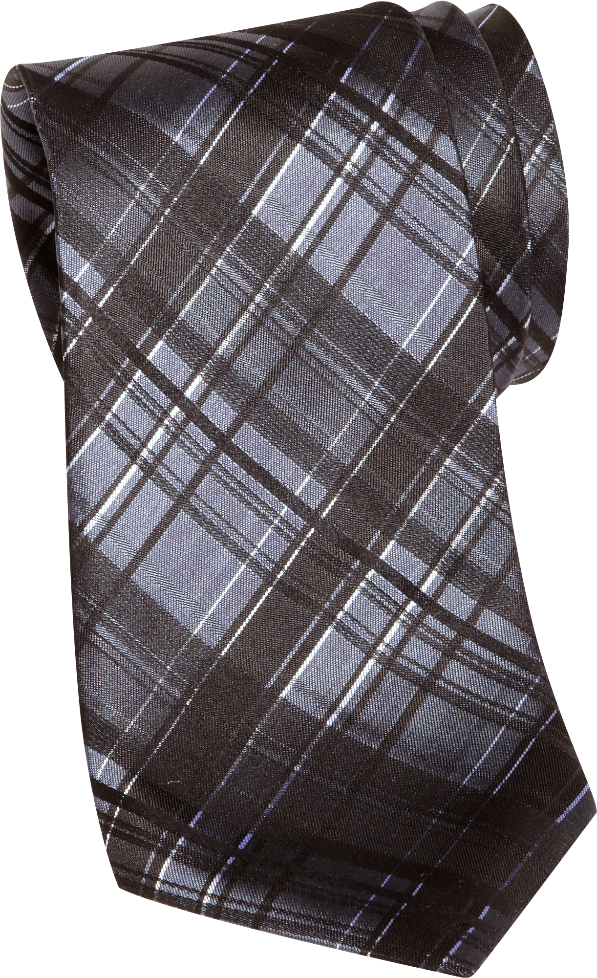 Wilke Rodriguez Black Plaid Skinny Tie