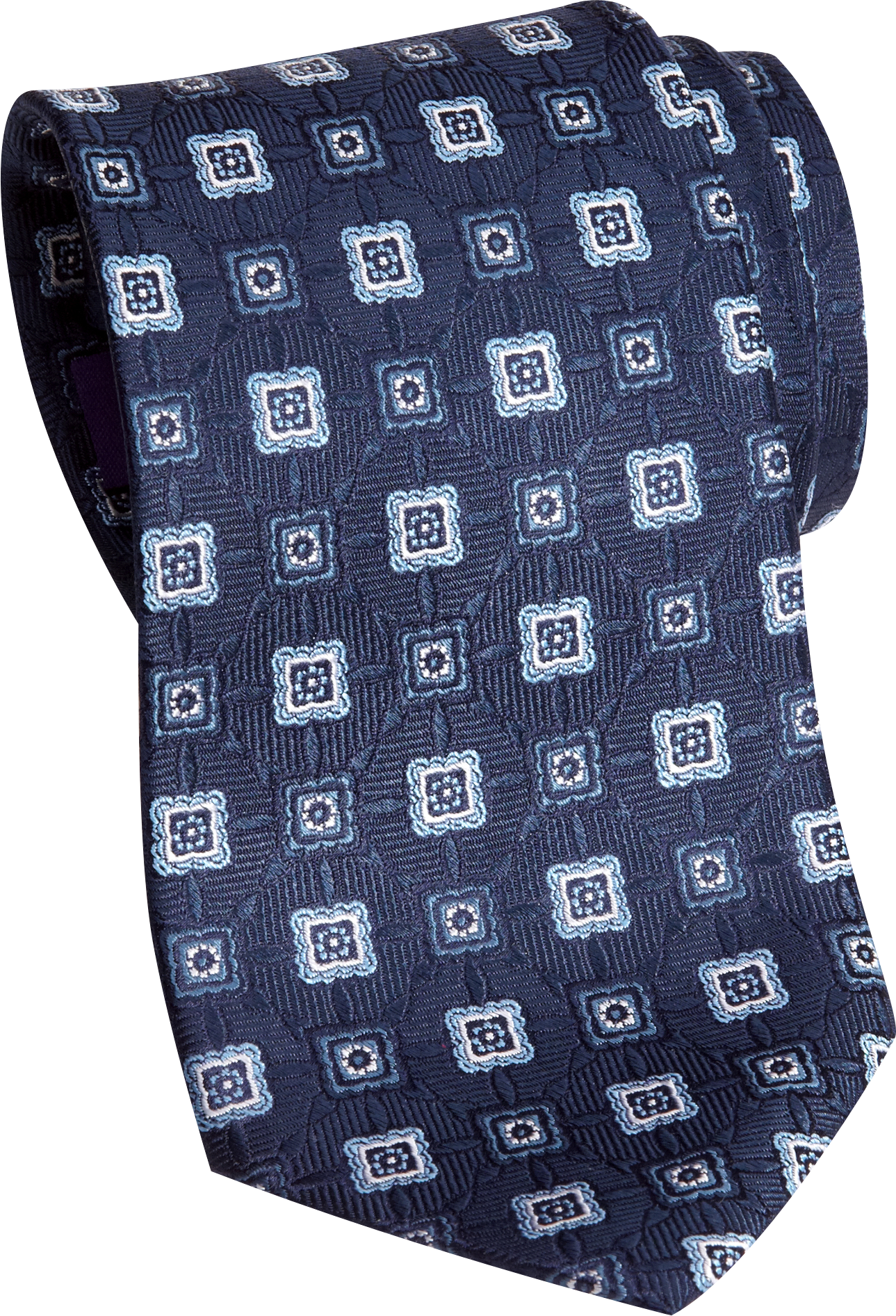Burma Bibas Navy Square Tie