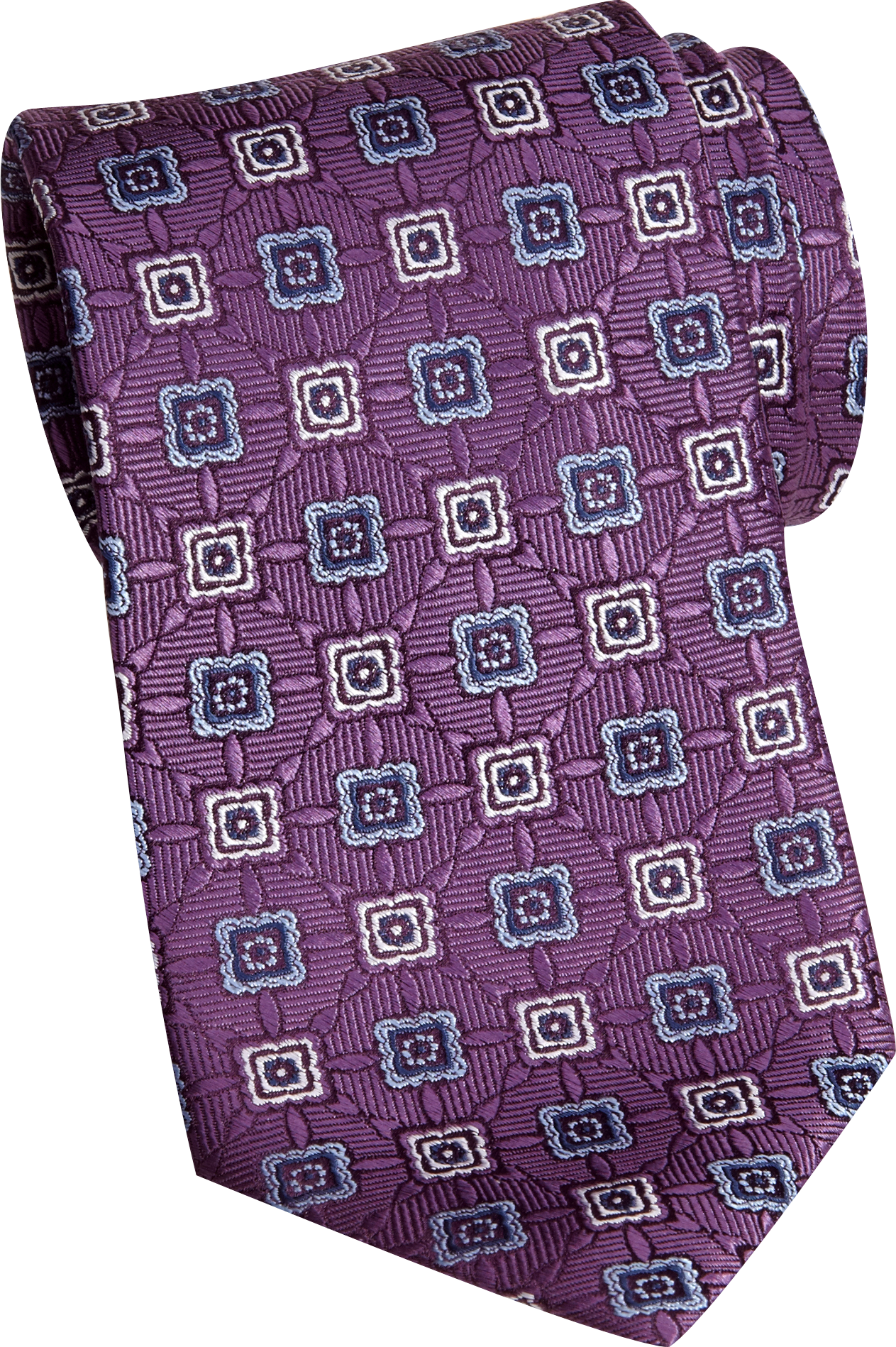 Burma Bibas Purple Square Tie