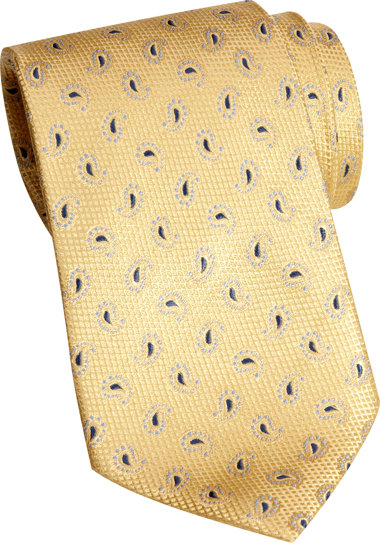 Burma Bibas Yellow Paisley Tie