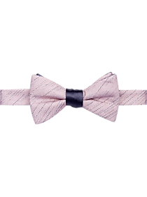 Calvin Klein Pink & Purple Textured Pre-Tied Bow Tie