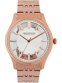 Awearness Kenneth Cole Rose Gold-Tone Watch