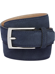 Joseph Abboud Blue Suede Dress Belt