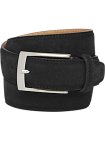 Joseph Abboud Black Suede Dress Belt